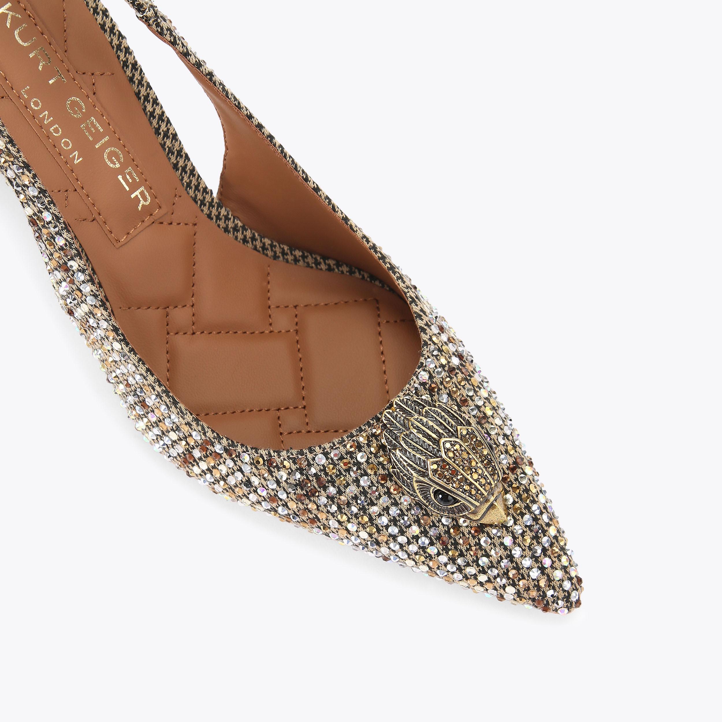 Kurt Geiger London Belgravia High Sling Heel - Beige - view 5