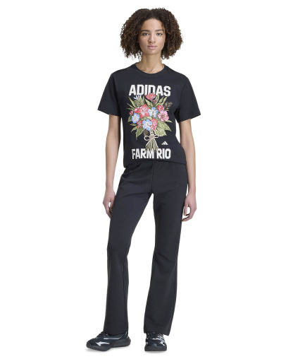 adidas Women's X Farm Rio Graphic Training T-Shirt - Black/Cream White