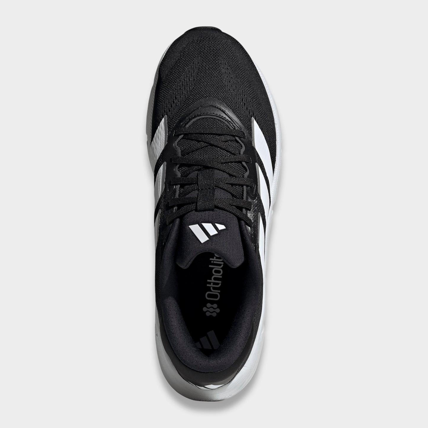 Men's adidas Questar 4 Running Shoes - Core Black/Cloud White/Grey - Top view
