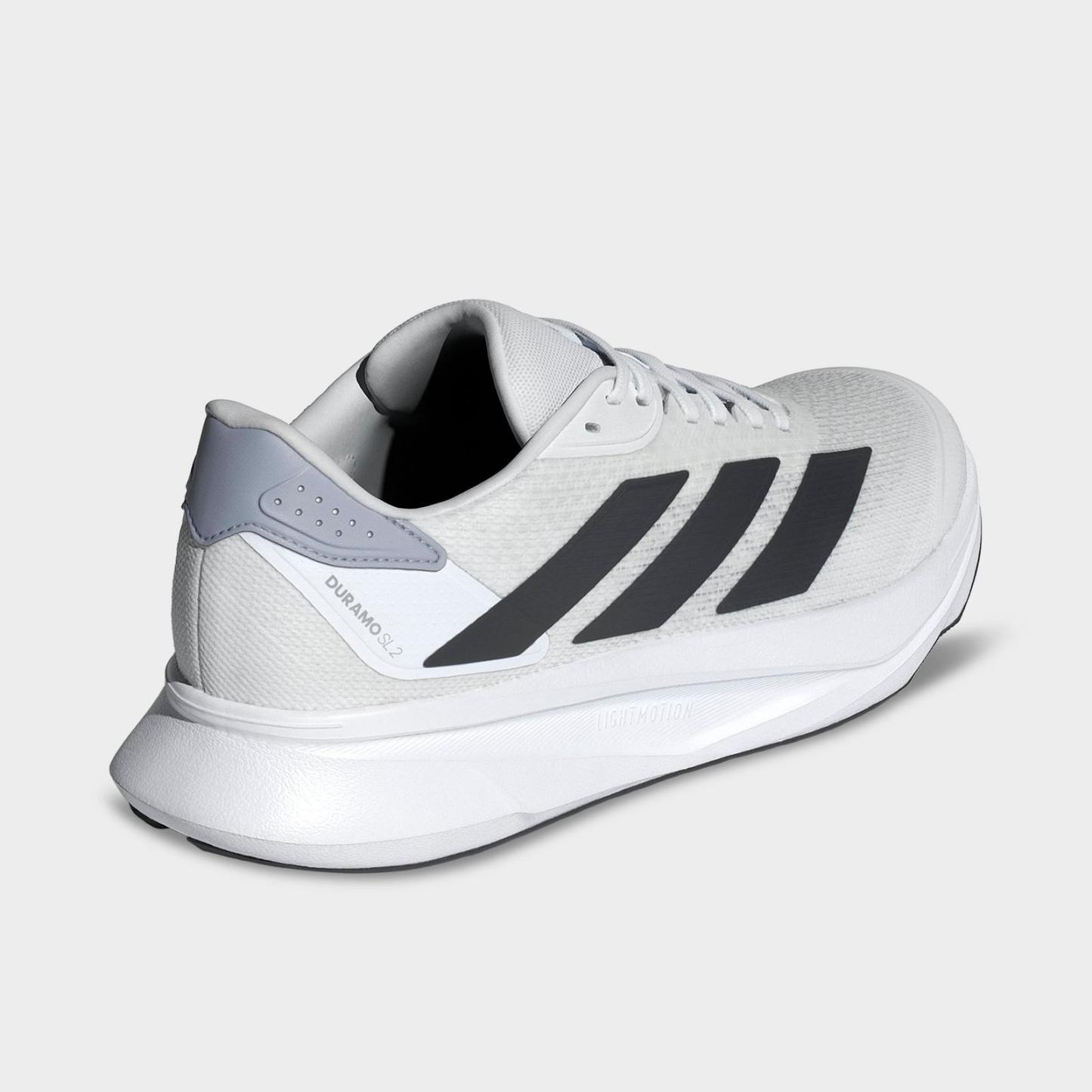 Men's adidas Duramo SL 2.0 Running Shoes - White/Black/Halo Silver - view 4