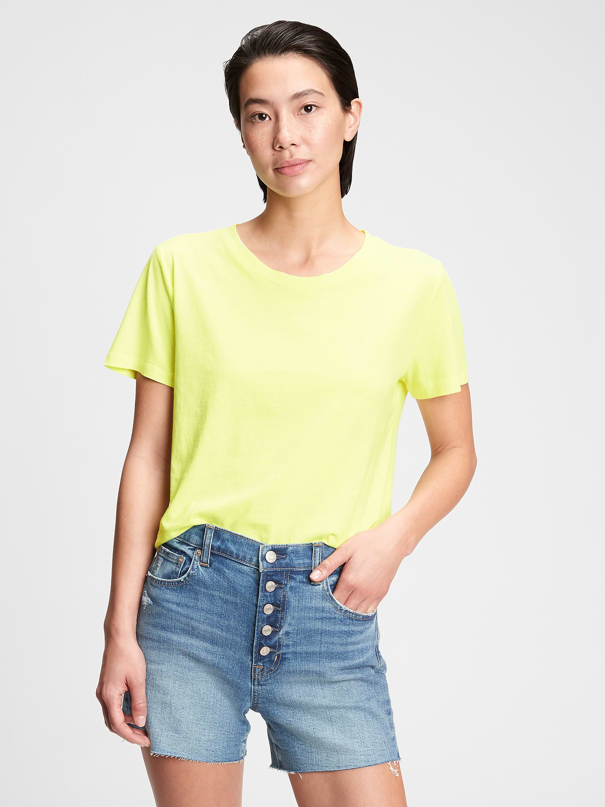 Organic Cotton VintageSoft T-Shirt - neon yellow