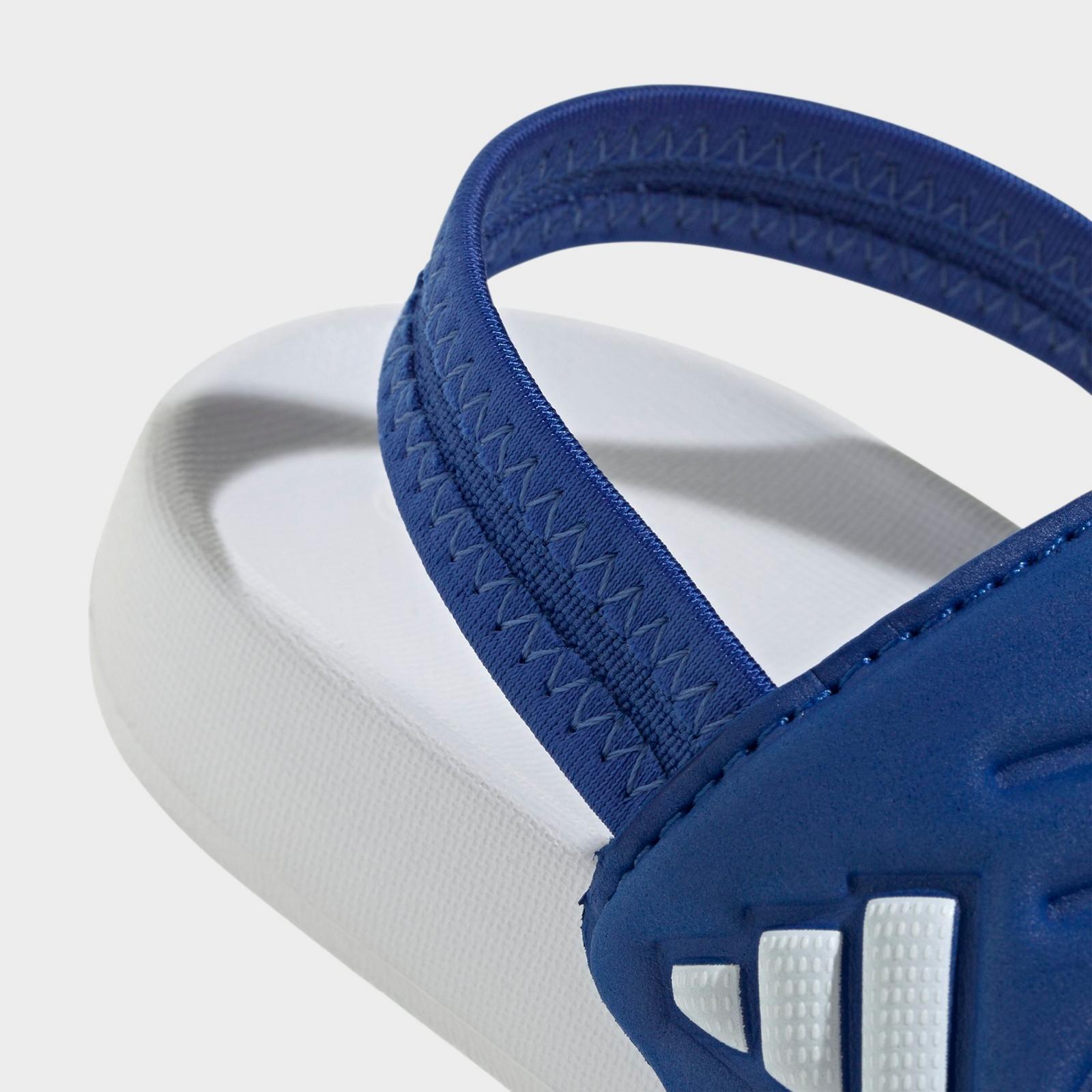 Kids' Toddler adidas adilette Estrap 2.0 Slide Sandals - Team Royal Blue/White - view 3