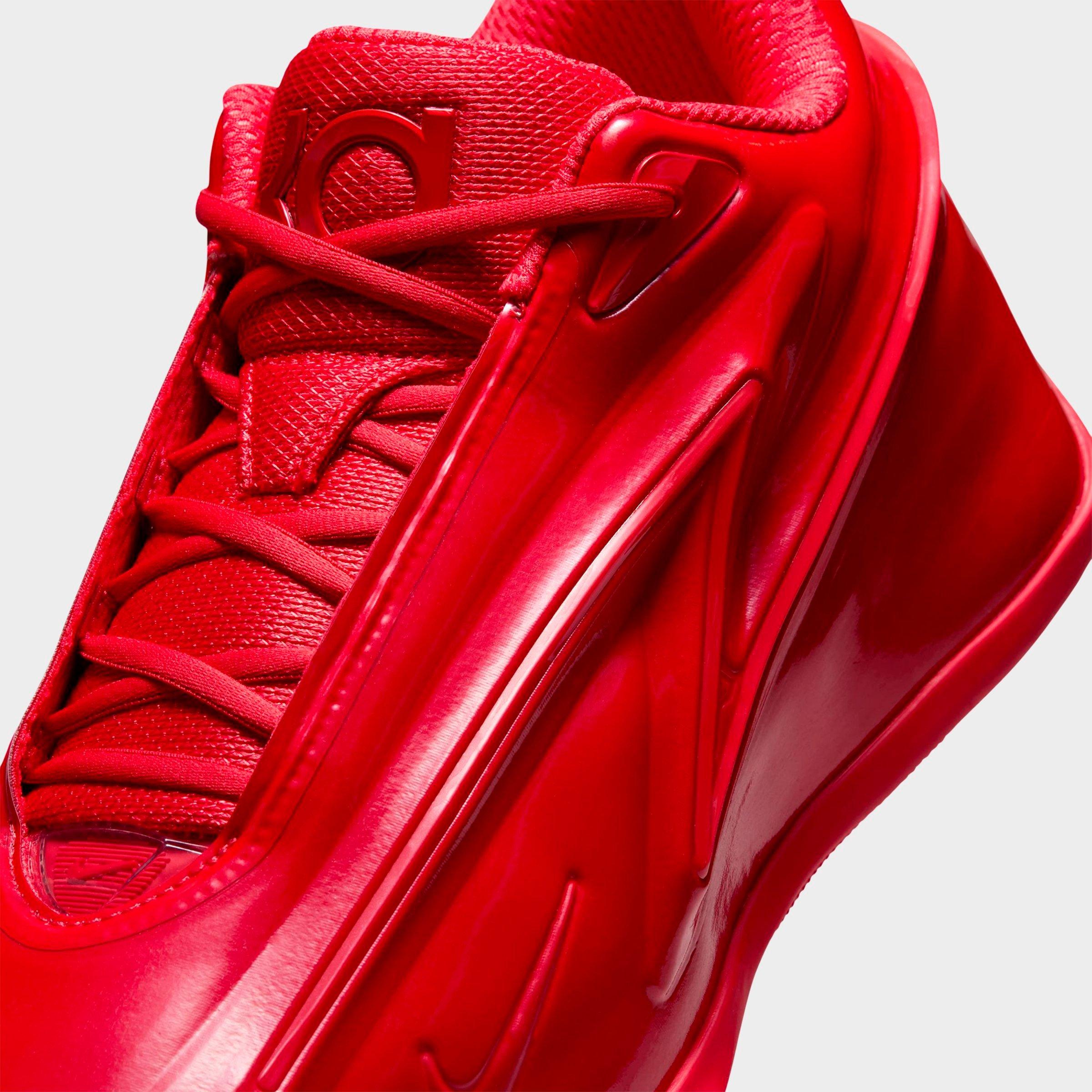 Nithtke KD 19 Basketball Shoes - University Red/Stadium Green/University Gold - Detail shot