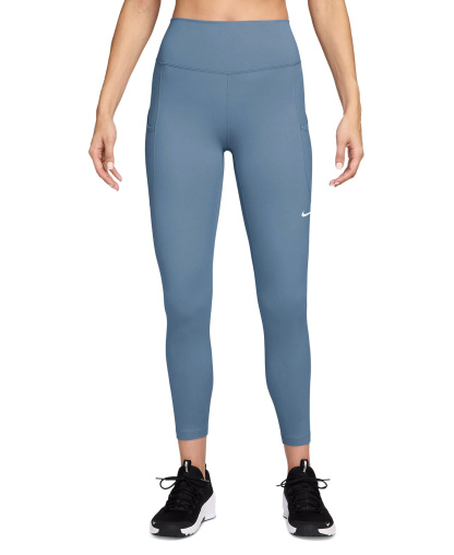 Nike Women's One High-Waist 7/8-Leggings - Work Blue/white