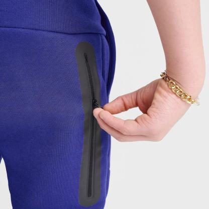 Big Kids' Nike Sportswear Tech Fleece Reflective Jogger Pants - Deep Royal Blue/Black/Black