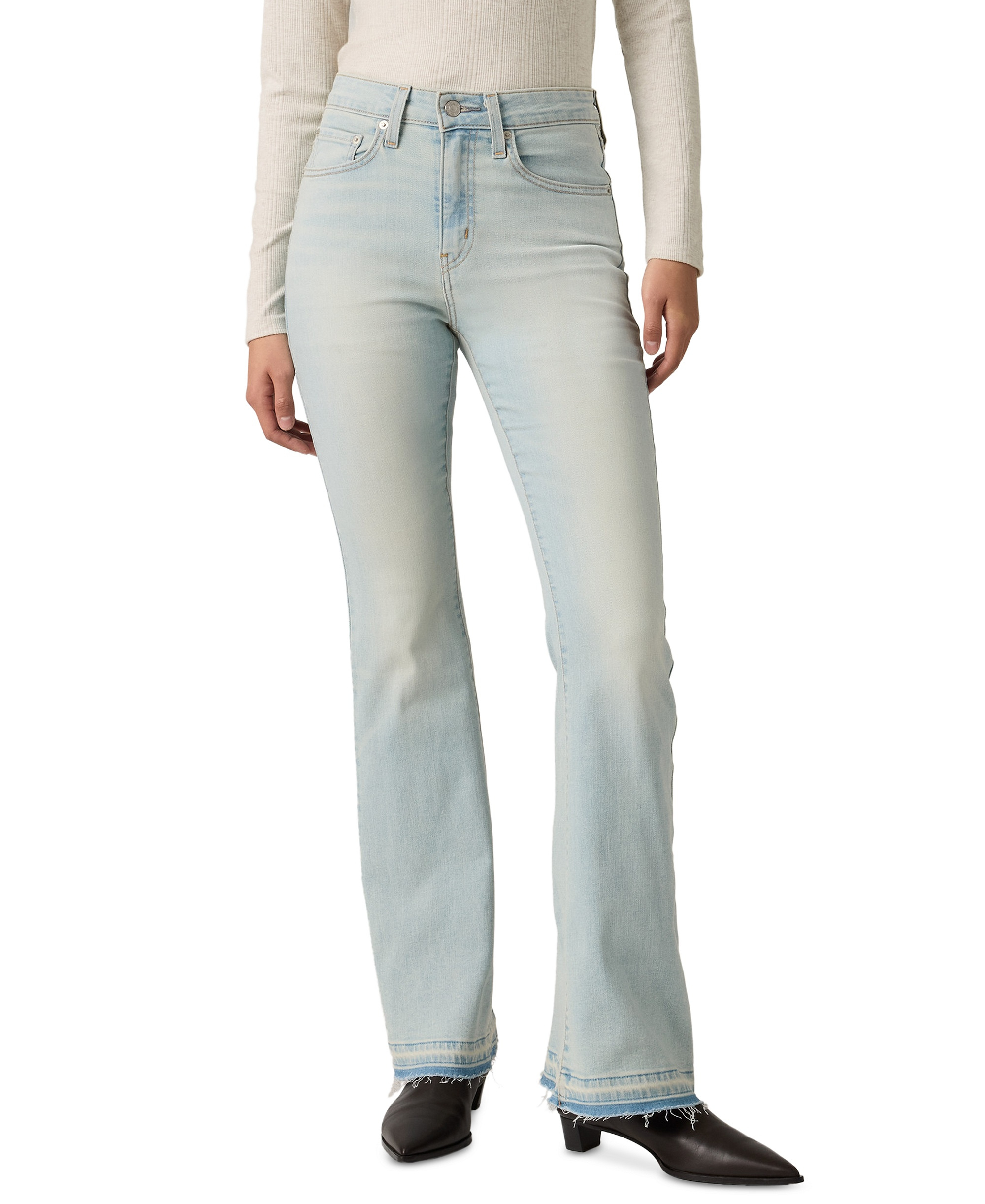 Levi's Women's 726 High-Rise Slim Fit Flare Jeans - Give A Pass