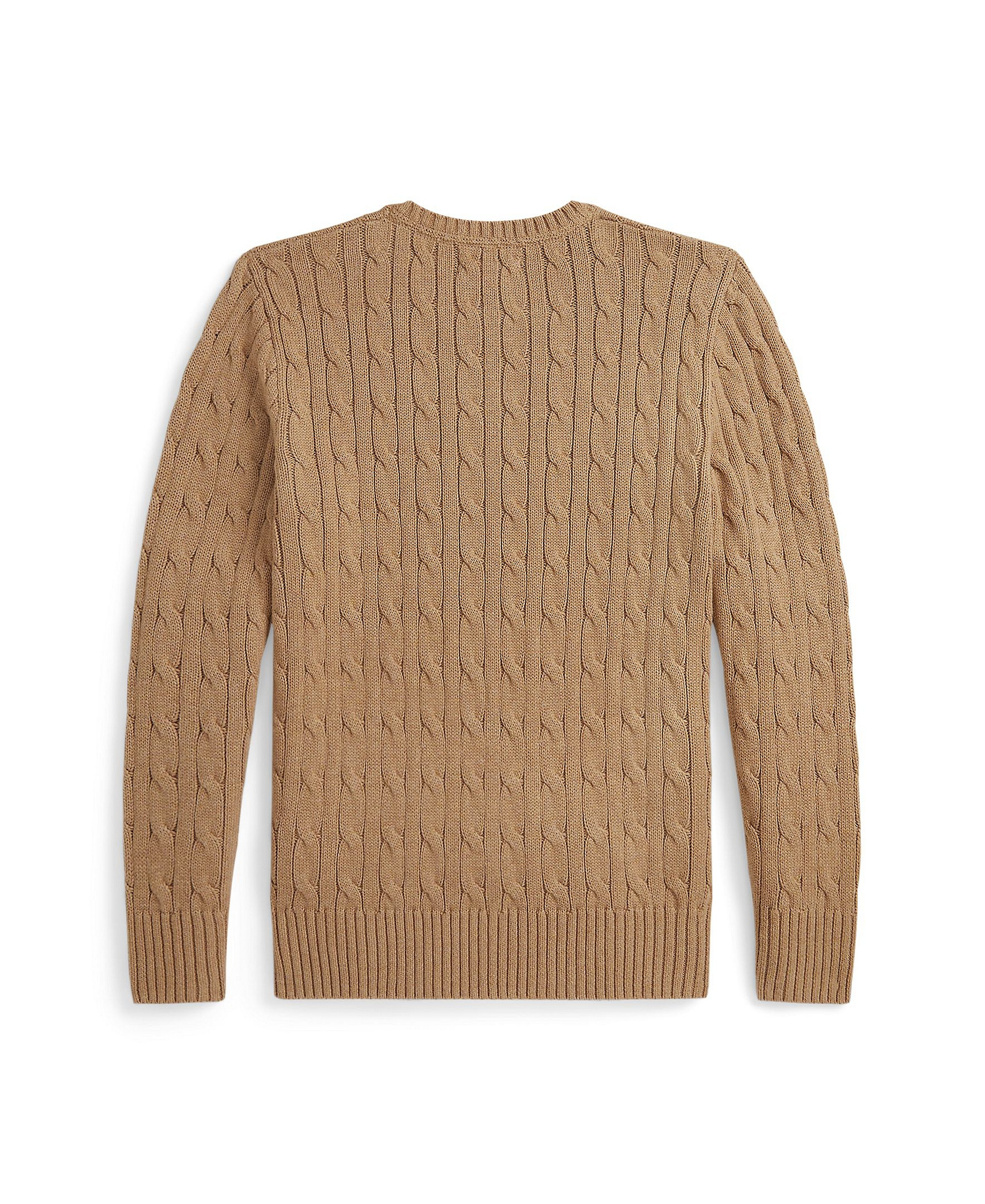 Polo Ralph Lauren Boys' 8-20 Cable-Knit Cotton Sweater - Camel