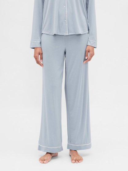 SoftMade Modal PJ Pants - New england blue sky