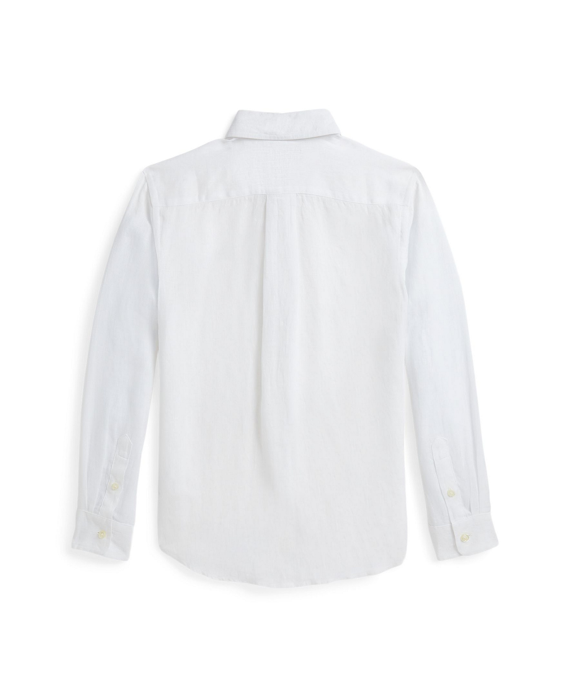 Polo Ralph Lauren Boys' 8-20 Linen Shirt - White