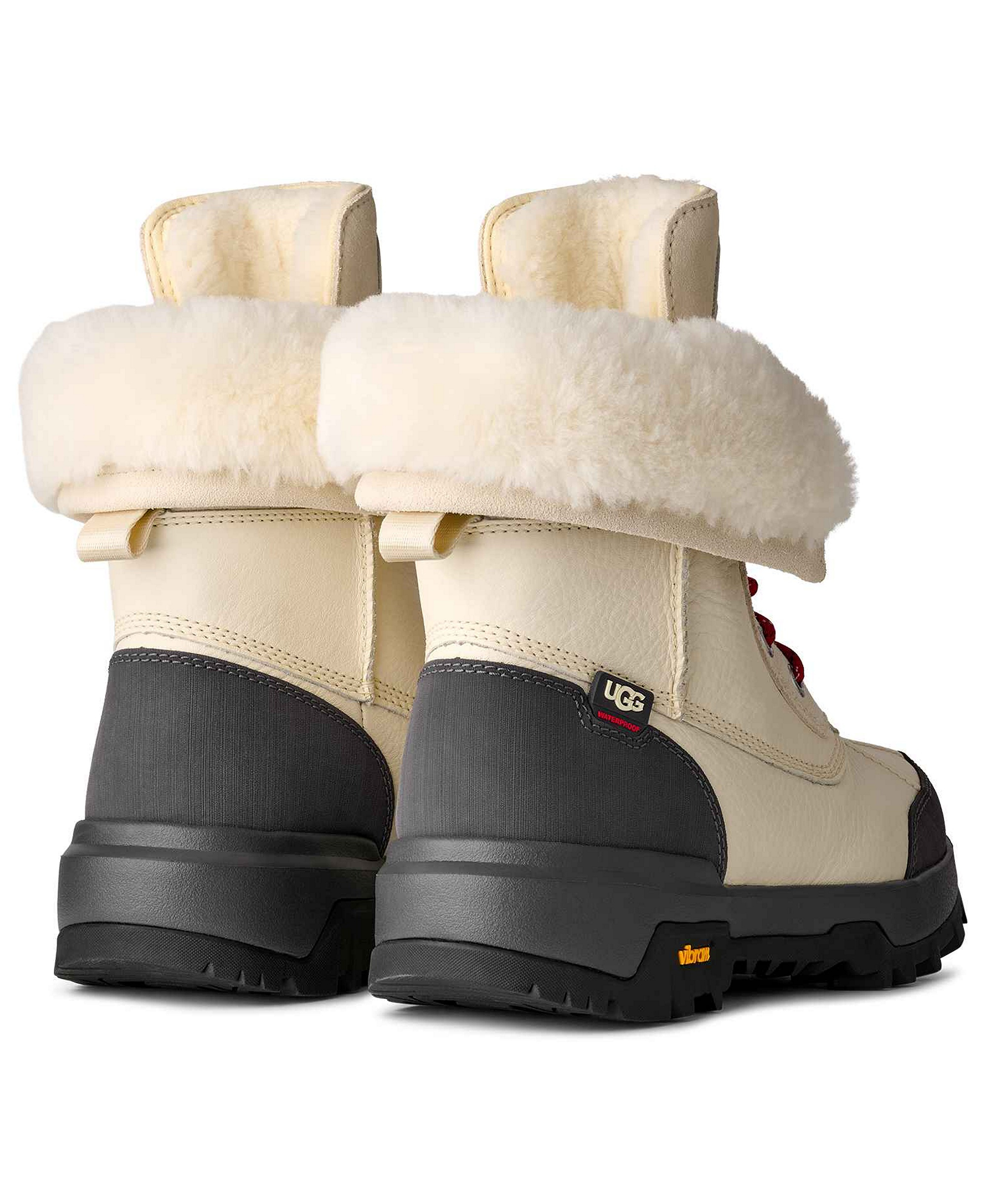 UGG Women's Adirondack XXV Round Toe Boots - Plaster