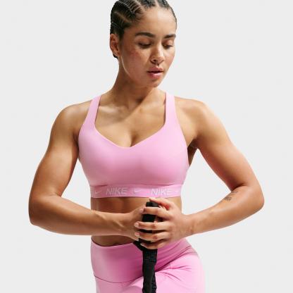 Women's Nithtke Dri-FIT Indy High Support Sports Bra - Pink Rise