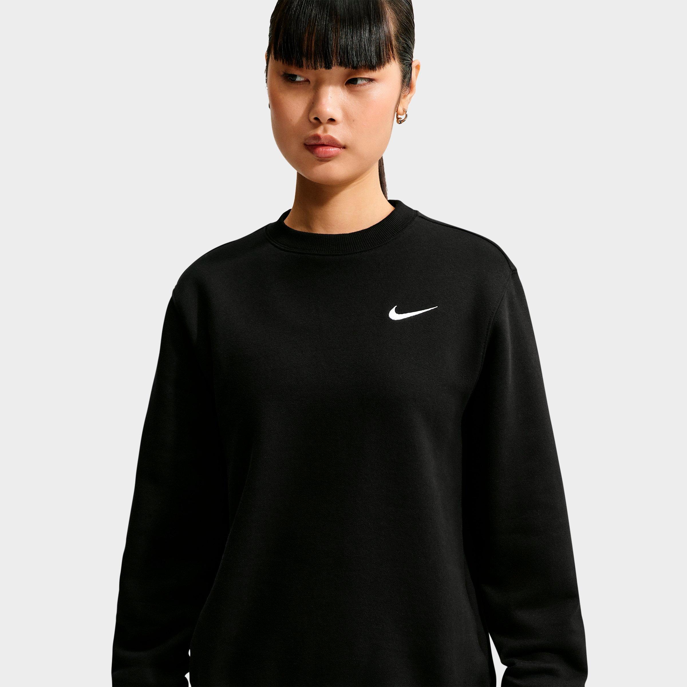 Women's Nithtke Studio Fleece Medium Weight Crewneck Sweatshirt - Total Black/Sail