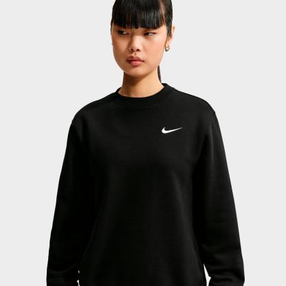 Women's Nithtke Studio Fleece Medium Weight Crewneck Sweatshirt - Total Black/Sail