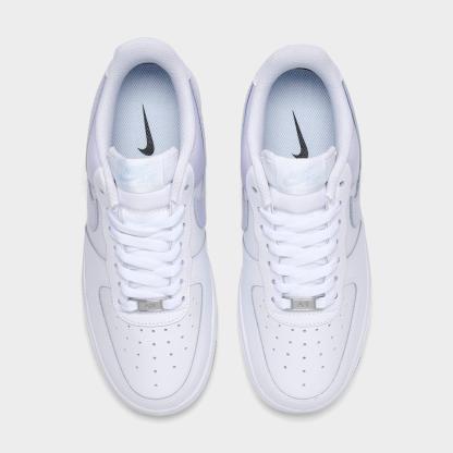 Women's Nithtke Air Force 1 '07 SE Casual Shoes - White/Pure Violet - Top view