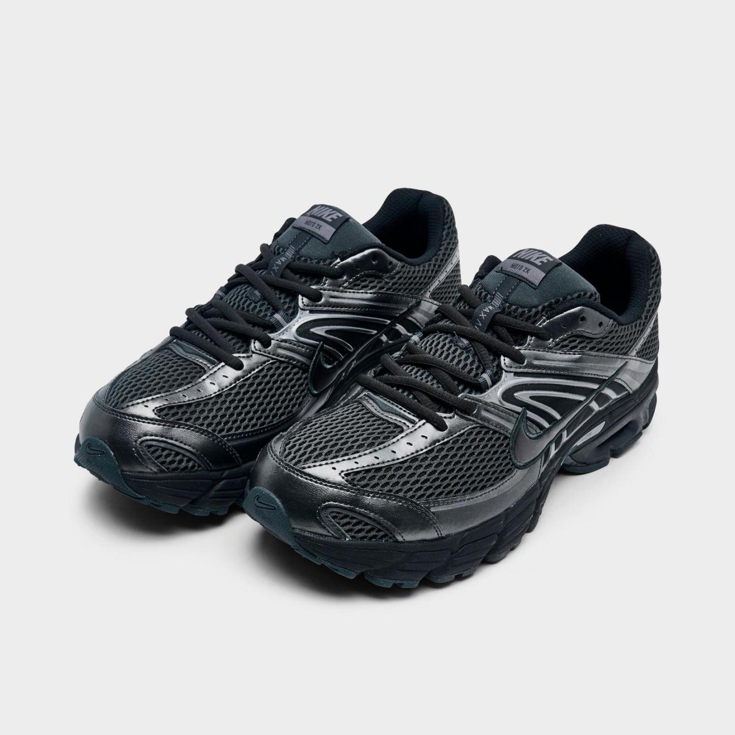 Men's Nike Air Max Moto 2K Casual Shoes - Black/Metallic Dark Grey/Dark Smoke Grey