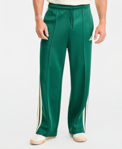 adidas Men's Stadium Loose Open Hem Drawcord Pants - Collegiate Green