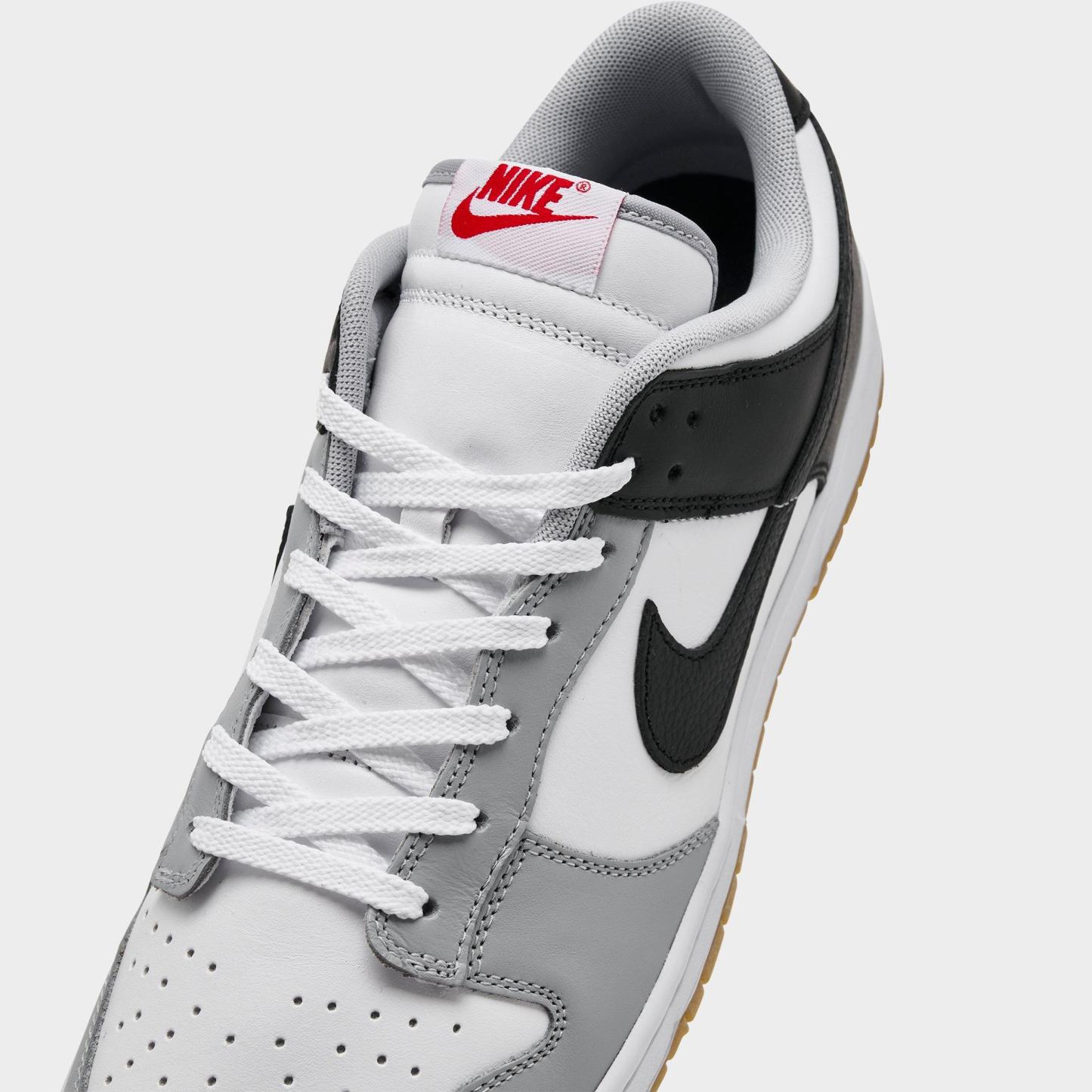 Men's Nithtke Dunk Low Retro Casual Shoes - Part 1 - Wolf Grey/Black/White - Detail shot
