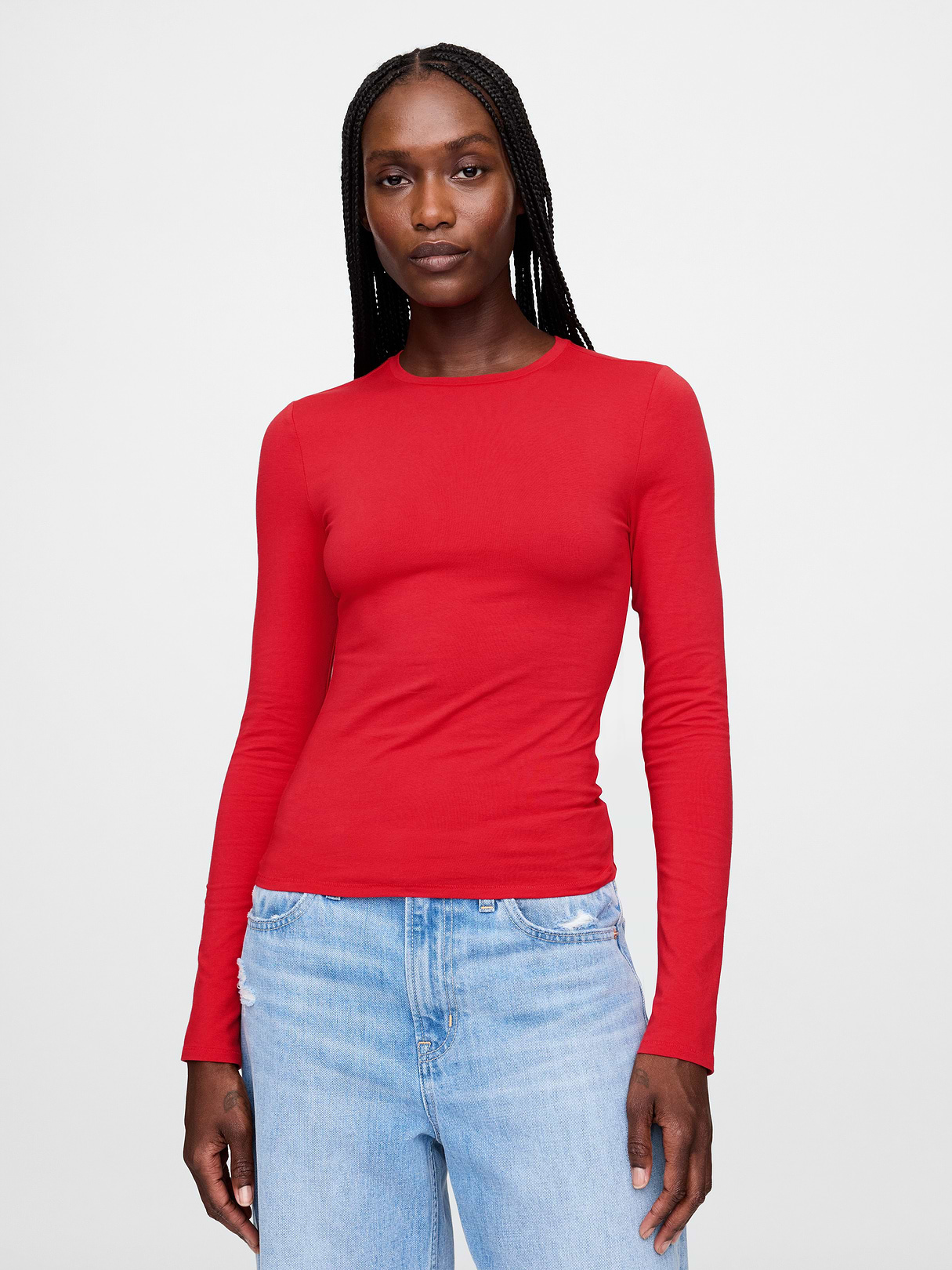 CloseKnit Jersey T-Shirt - modern red