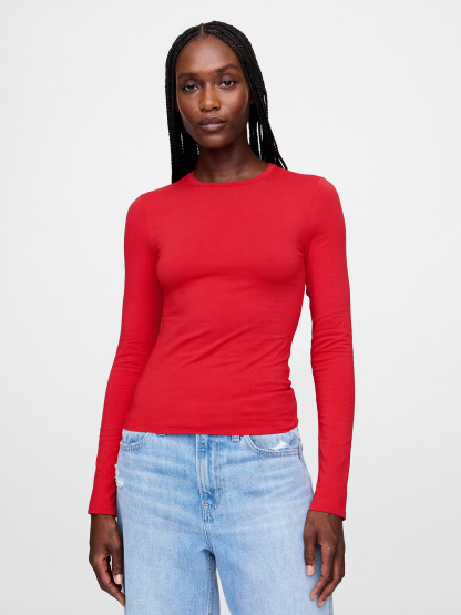 CloseKnit Jersey T-Shirt - modern red