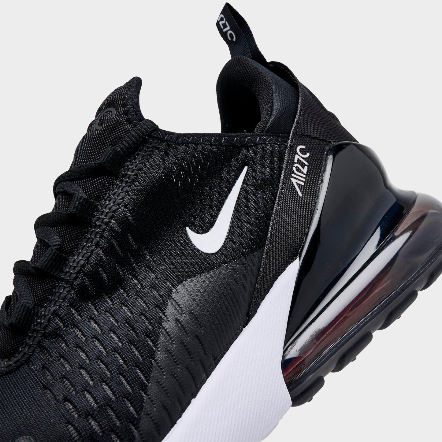 Men's Nithtke Air Max 270 Casual Shoes - Part 2 - Black/White/Solar Red/Anthracite - Detail shot