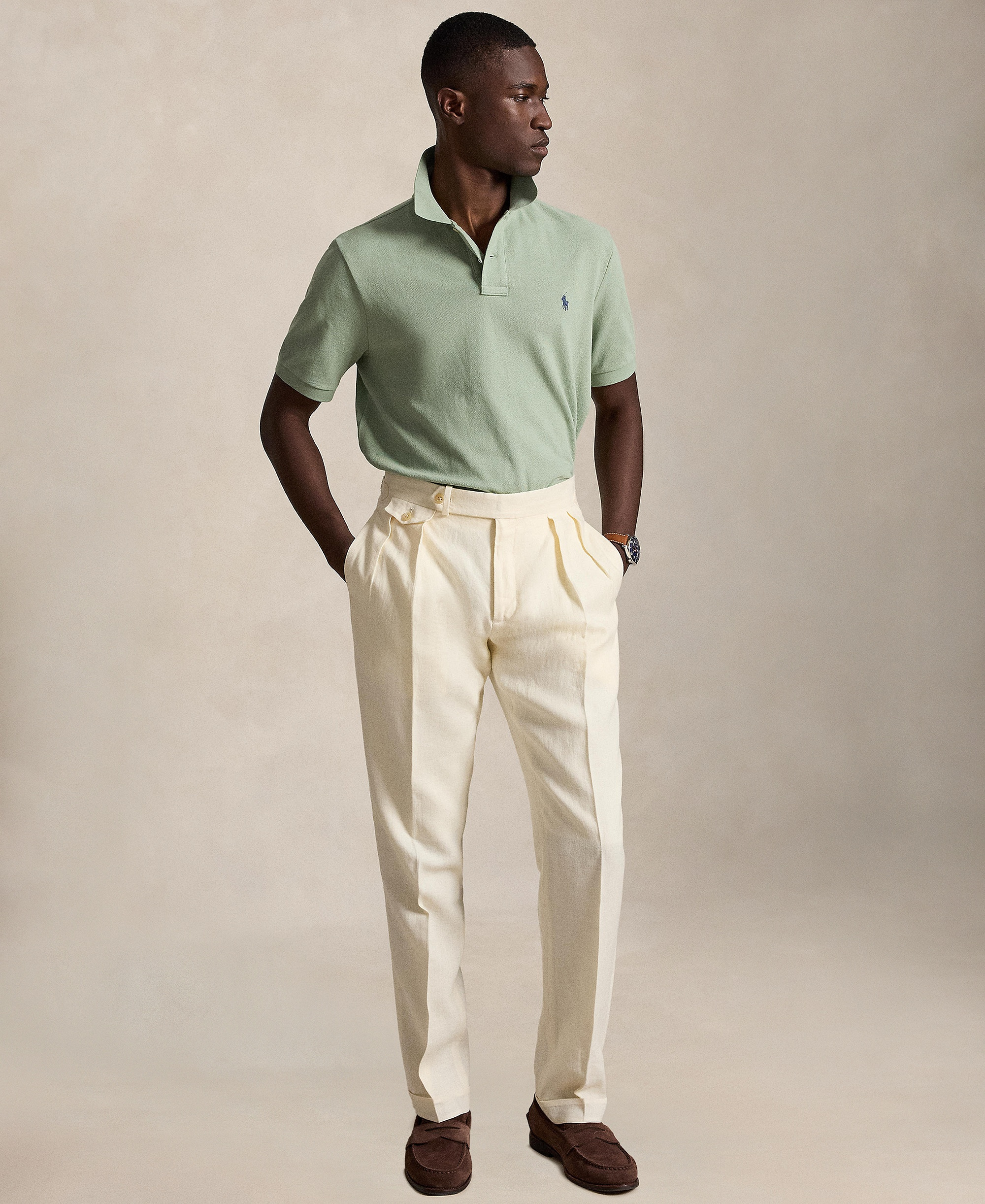 Polo Ralph Lauren Men's Classic-Fit Mesh Polo Shirt - Light Green/C7952