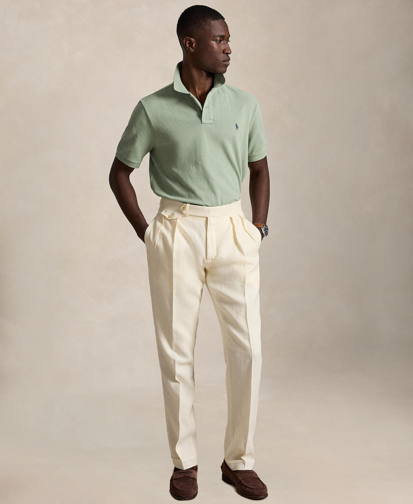Polo Ralph Lauren Men's Classic-Fit Mesh Polo Shirt - Light Green/C7952