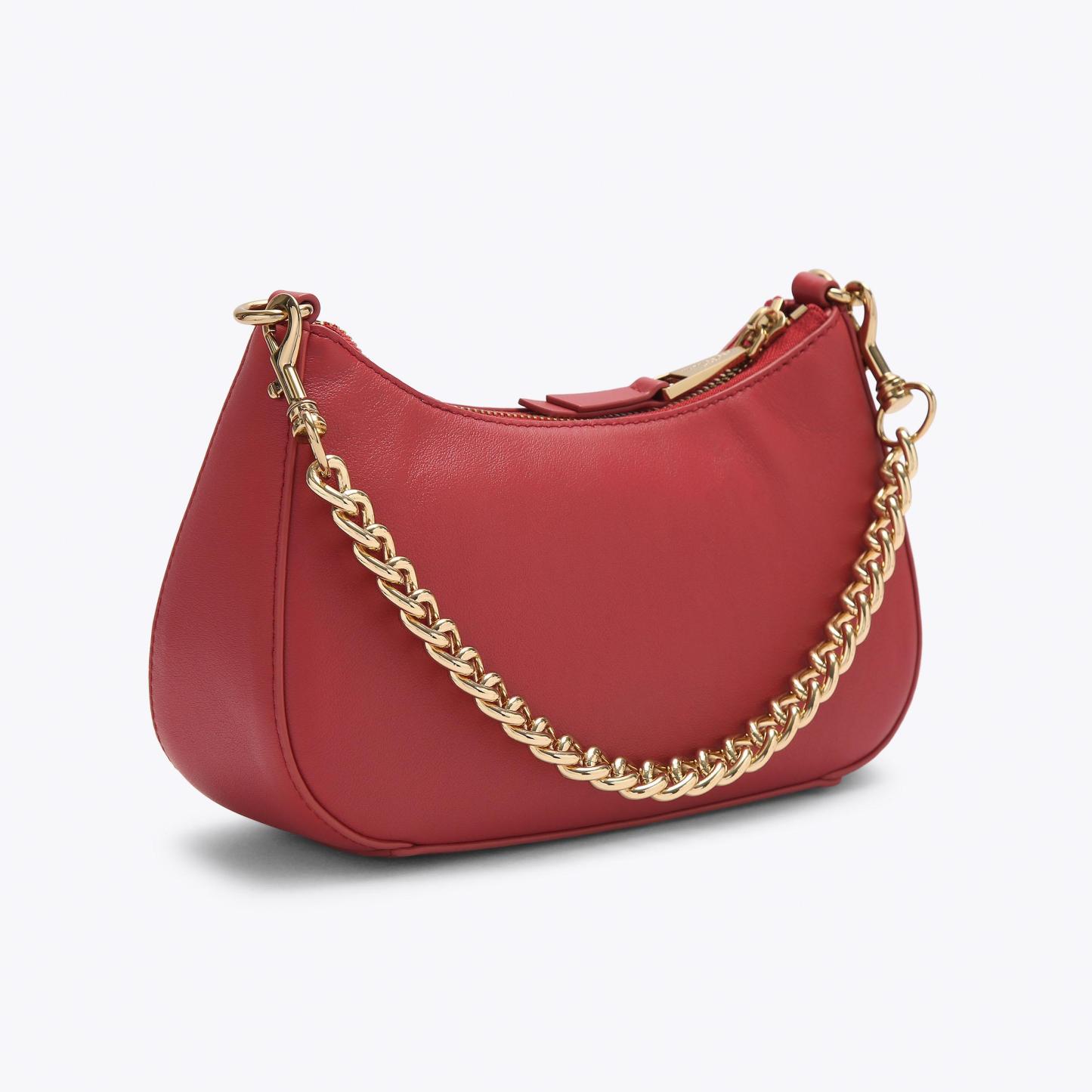 Kurt Geiger London Sloane Hobo Cross Body Bag - Red - view 4