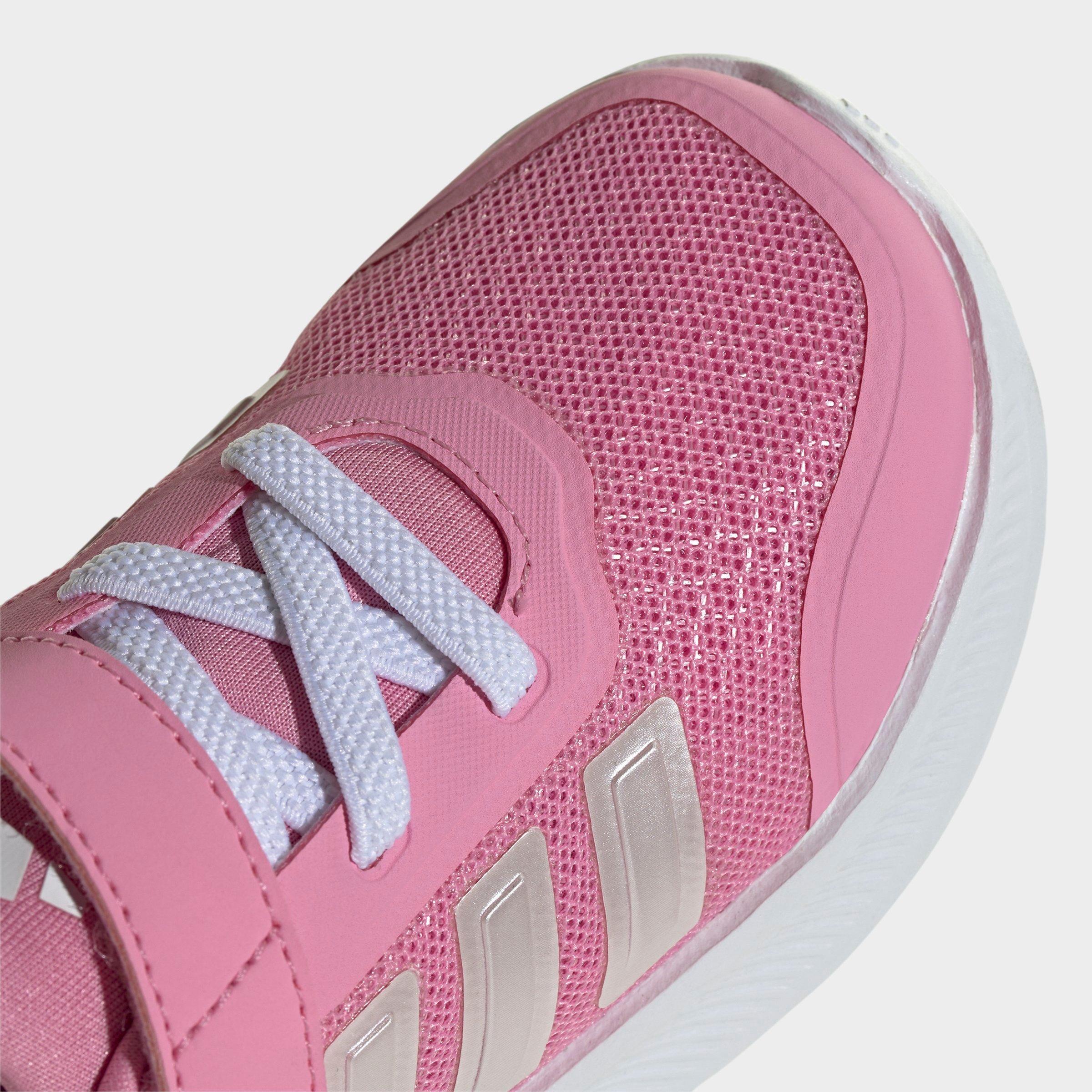 Girls' Toddler adidas X_PLR Path Hook-And-Loop Stretch Lace Casual Shoes - St Tropic Bloom/Zero Metallic/Pink Fusion - Detail shot