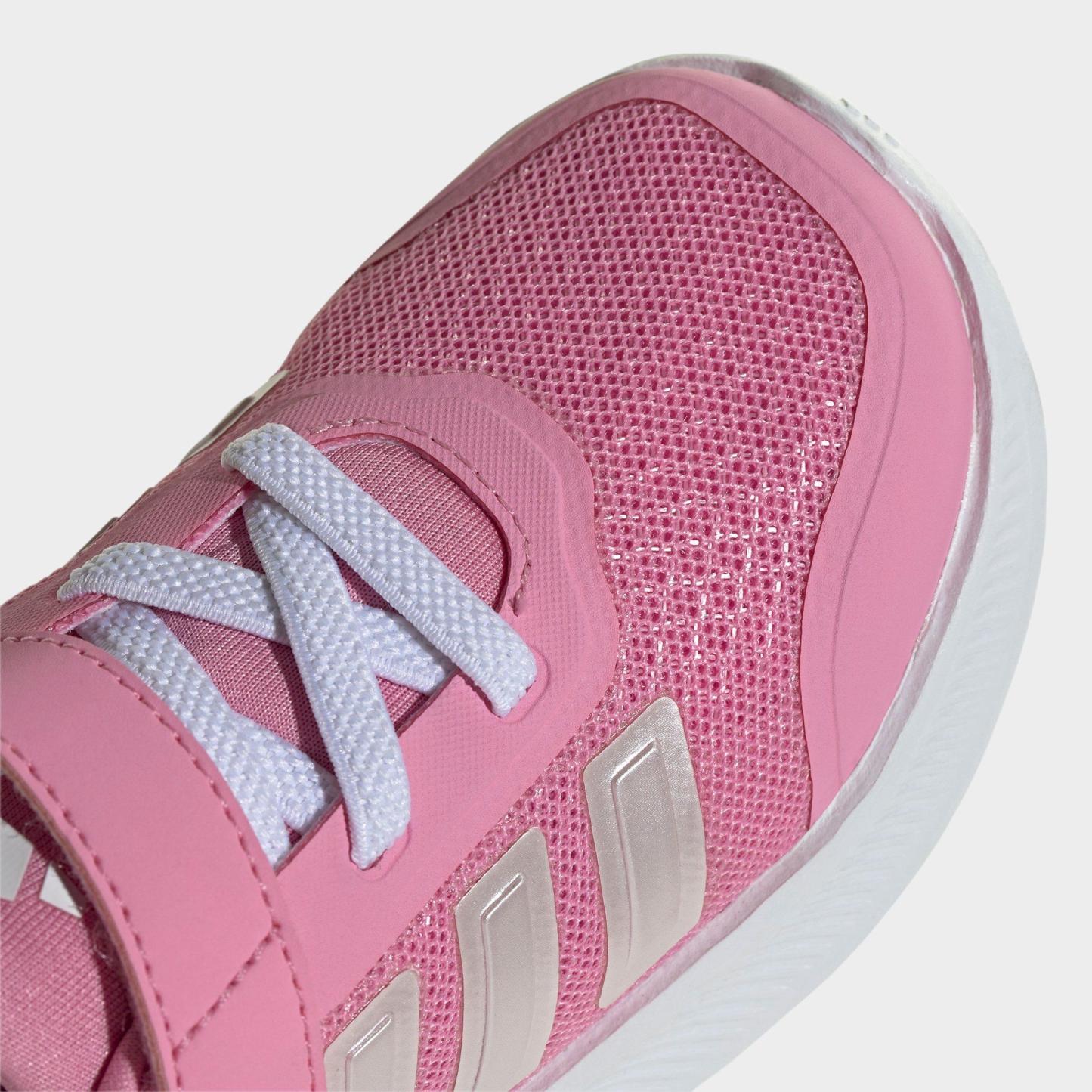 Girls' Toddler adidas X_PLR Path Hook-And-Loop Stretch Lace Casual Shoes - St Tropic Bloom/Zero Metallic/Pink Fusion - Detail shot