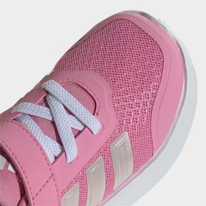 Girls' Toddler adidas X_PLR Path Hook-And-Loop Stretch Lace Casual Shoes - St Tropic Bloom/Zero Metallic/Pink Fusion - Detail shot