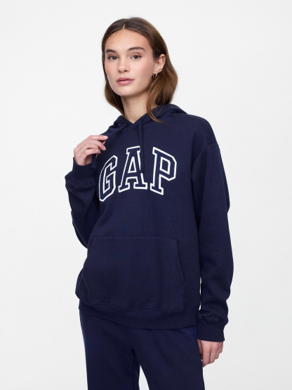 Relaxed Gap Logo Hoodie - navy uniform