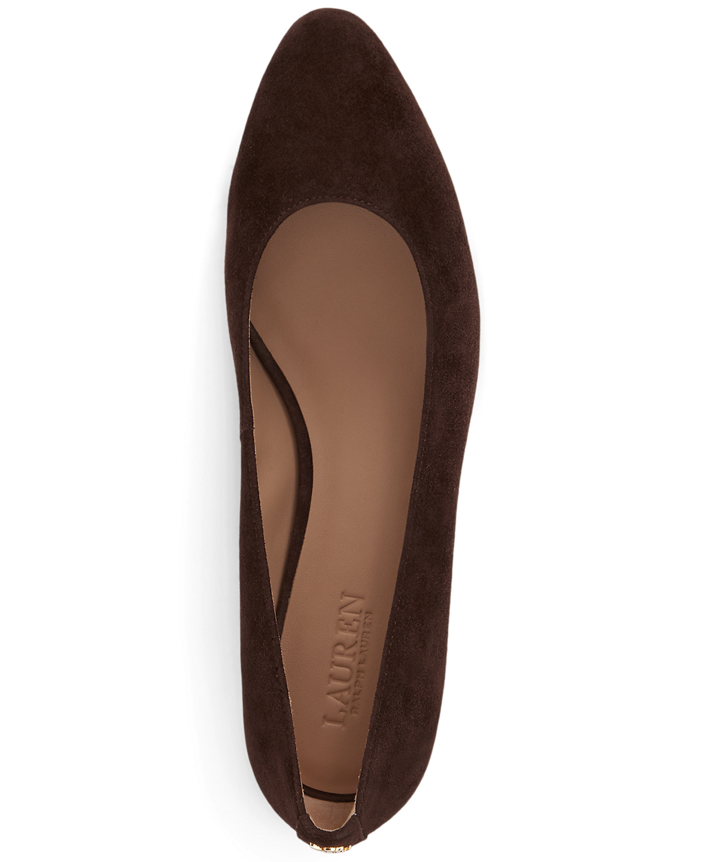 Lauren Ralph Lauren Women's Weslee Ballet Pumps - Chestnut Brown