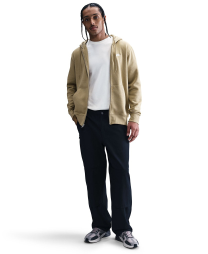 Nike Men's Full-Zip Fleece Regular-Fit Hoodie - Parachute Beige/White