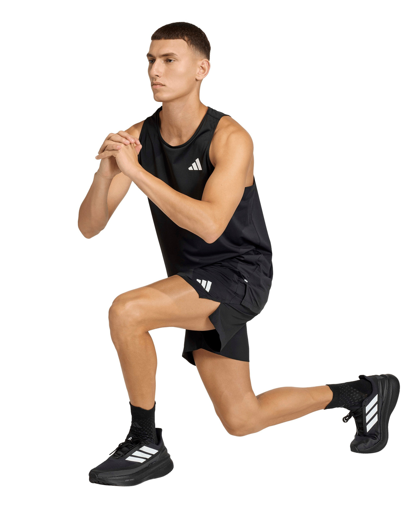 adidas Men's Running Climacool Iconic Tank Top - Black