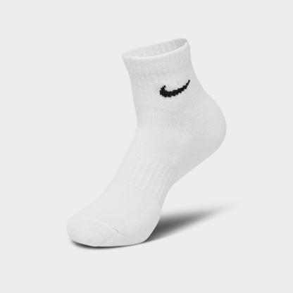 Nike Everyday Cushioned Training Ankle Socks (3-Pack) - White/Black