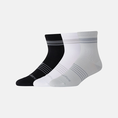 New Balance Pro Running QTR Socks 3 Pack, LAS35104AS1