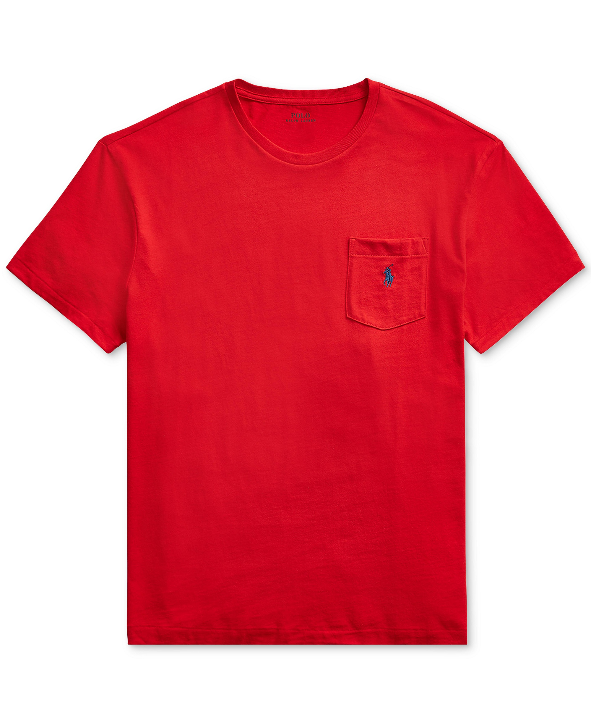 Polo Ralph Lauren Men's Classic-Fit Crewneck Pocket T-Shirt - Derby Blue Heather
