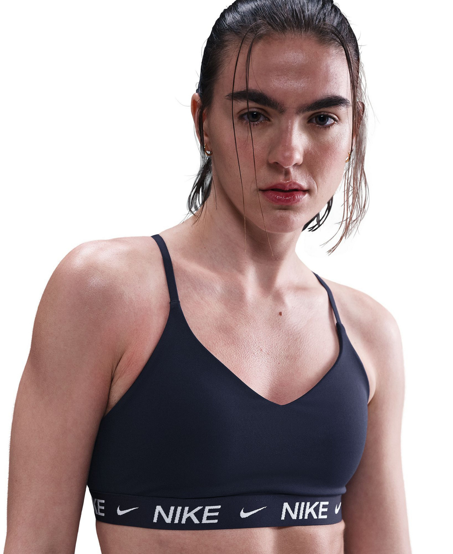 Nike Women's Indy Light-Support Padded Sports Bra - Midnight Navy