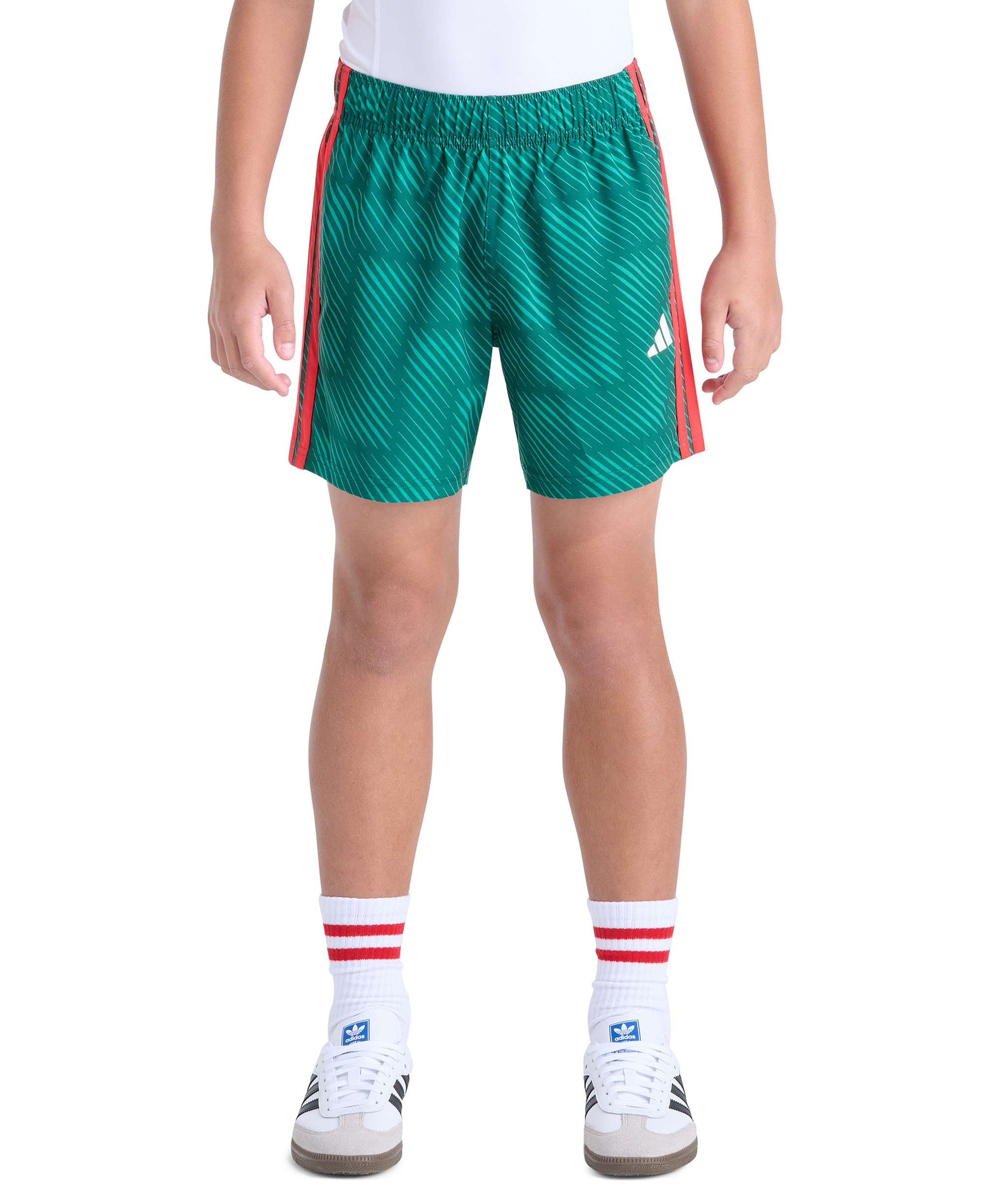 adidas Boys' 8-20 World Soccer Pull-on Shorts - Green