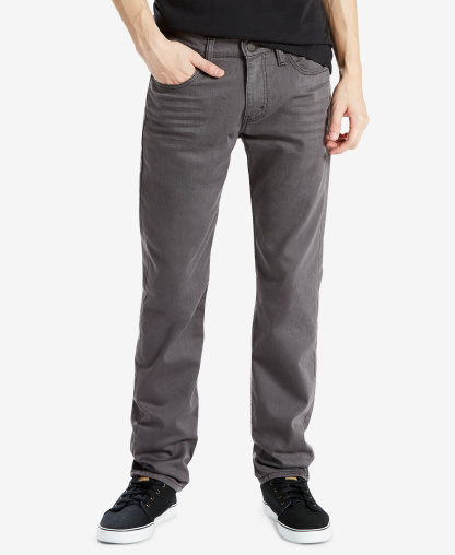 Levi's Men's 511™ Slim-Fit Jeans - Gray Black 3D