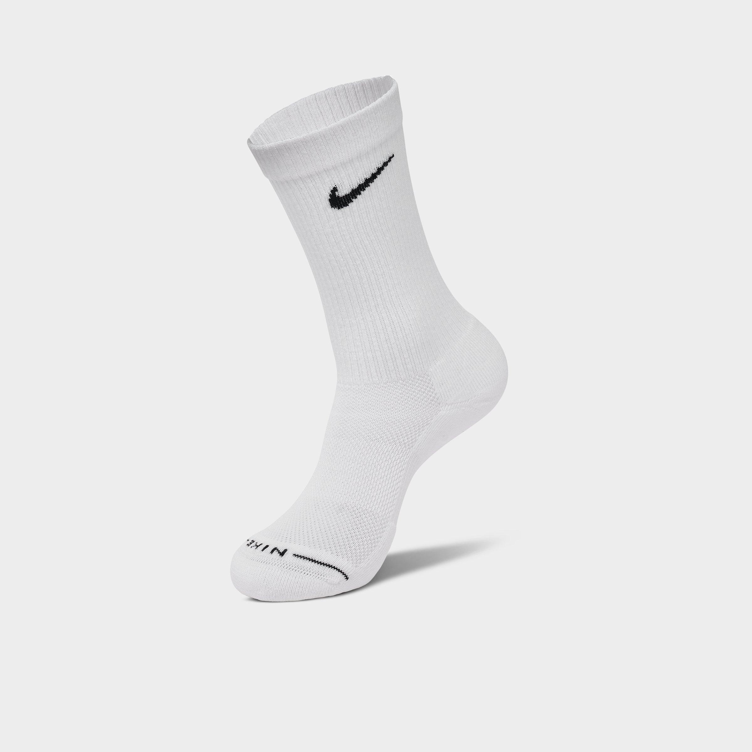Nithtke Everyday Elevated Crew Socks (6-Pack) - White/Black
