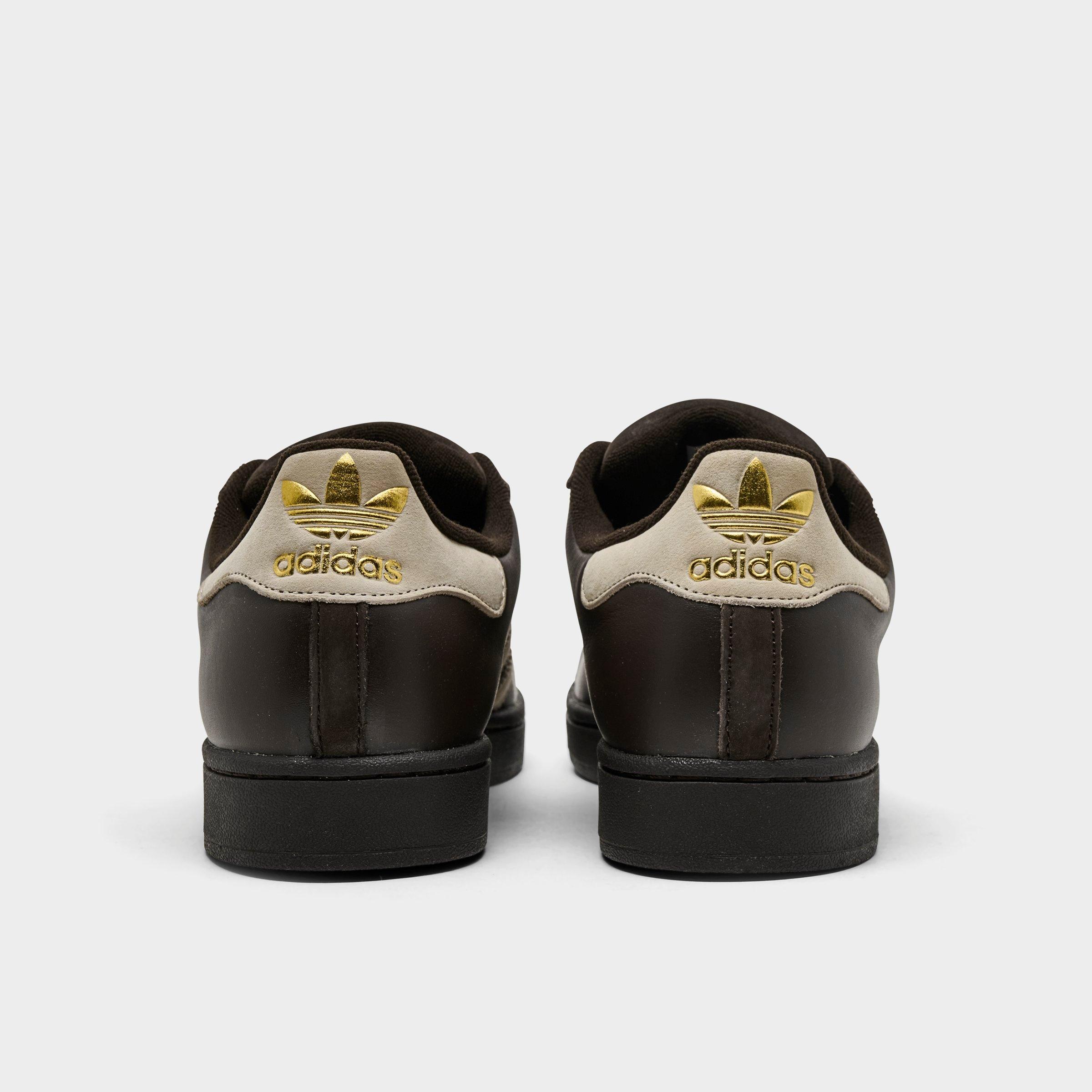 Men's adidas Originals Superstar II Casual Shoes - Part 1 - Aurora Coffee/Khaki/Khaki - Back view