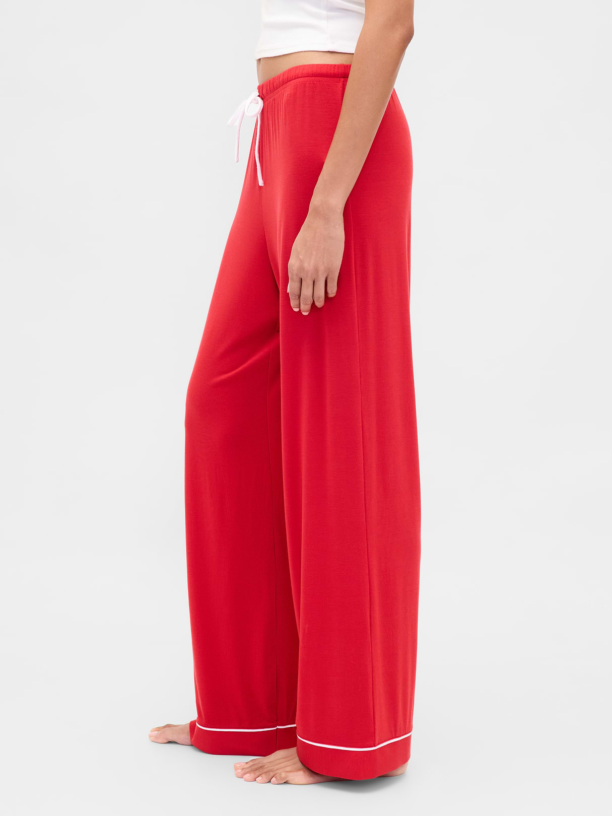 SoftMade Modal PJ Pants - Modern red