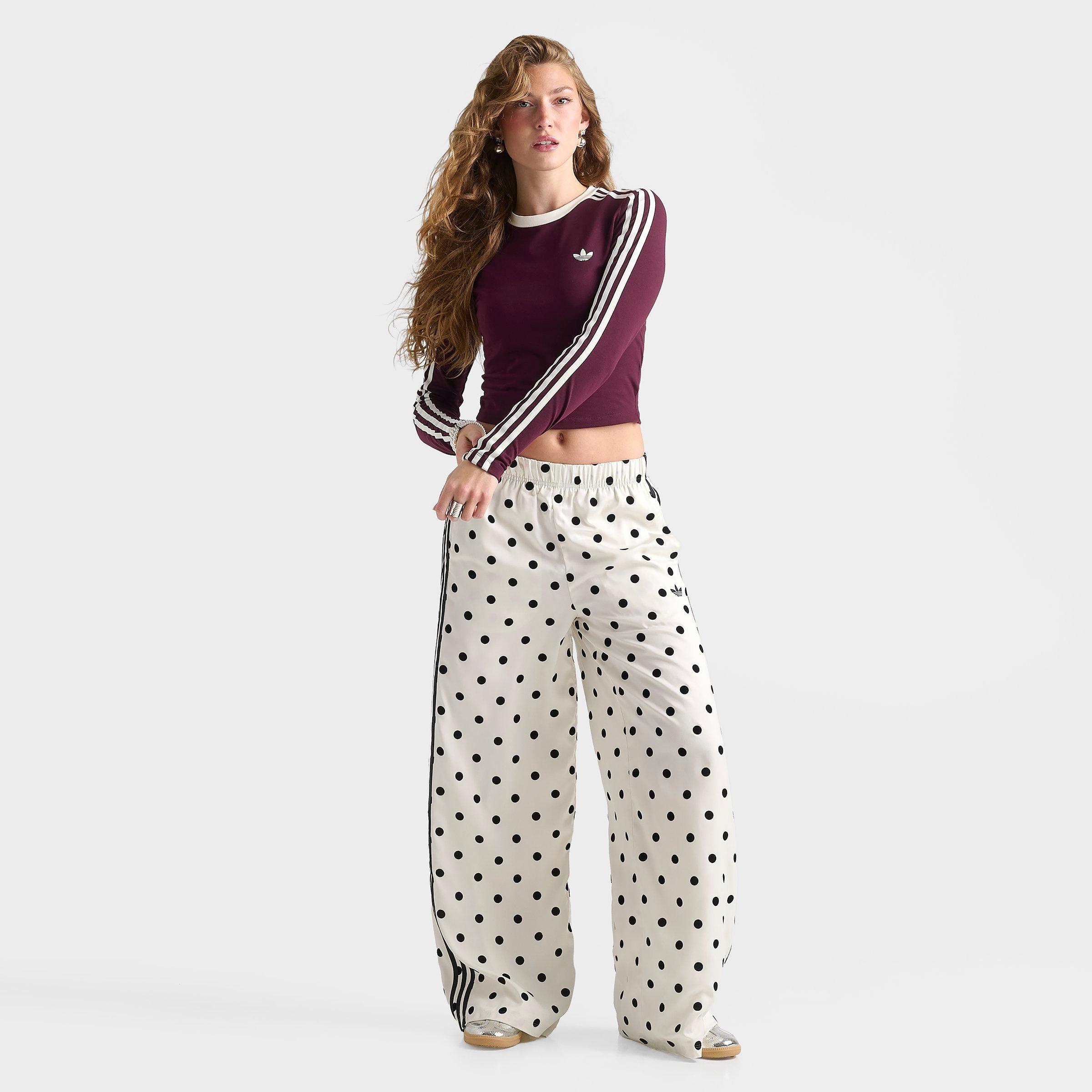 Women's adidas Originals 3-Stripes Slim Long-Sleeve T-Shirt - Maroon