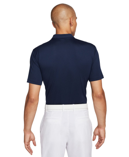 Nike Men's Relaxed-Fit Core Dri-FIT Short-Sleeve Golf Polo Shirt - Obsidian/White