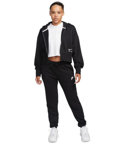 Nike Women's Sportswear Club Fleece Mid-Rise Joggers - Black
