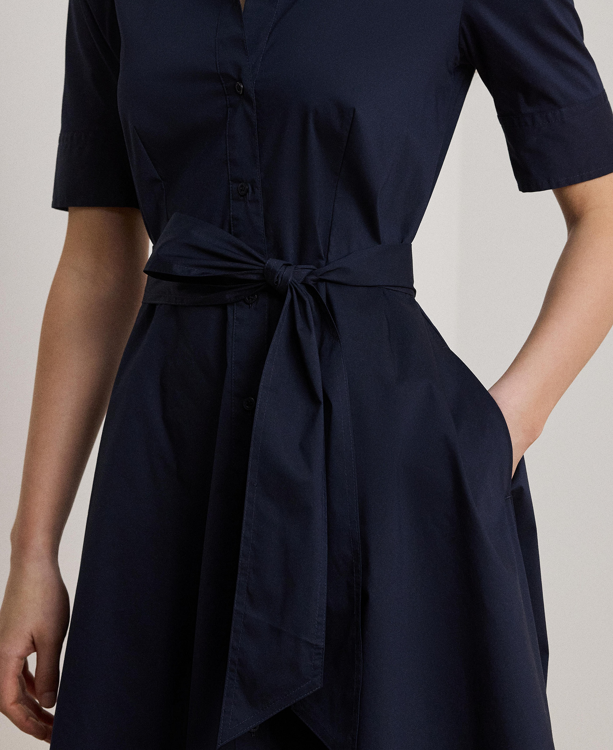 Lauren Ralph Lauren Women's Cotton Shirtdress - Lauren Navy
