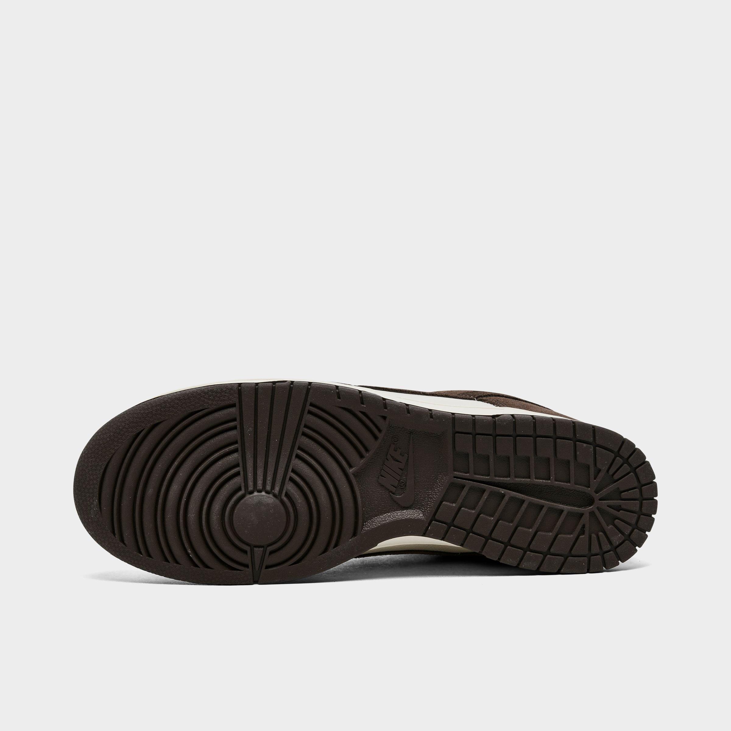 Men's Nithtke Dunk Low Retro Casual Shoes - Part 4 - Pale Ivory/Pale Ivory/Baroque Brown - Bottom view