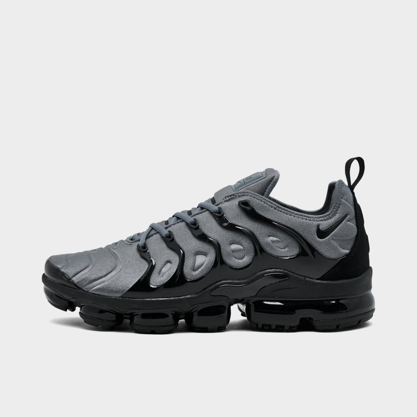 Men's Nike Air VaporMax Plus Running Shoes - Cool Grey/Black