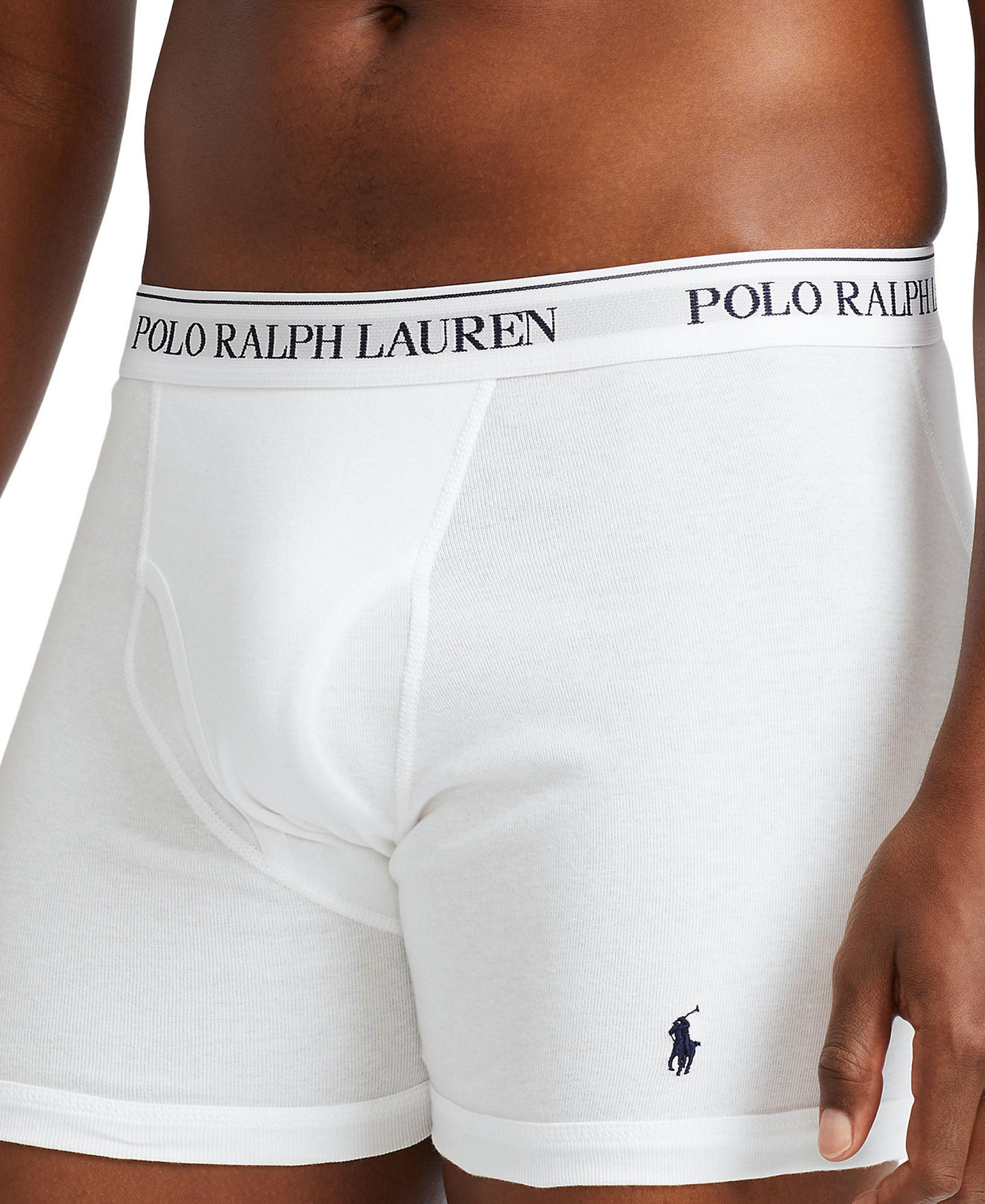 Polo Ralph Lauren Men's 3-Pack Classic Cotton Boxer Briefs - White